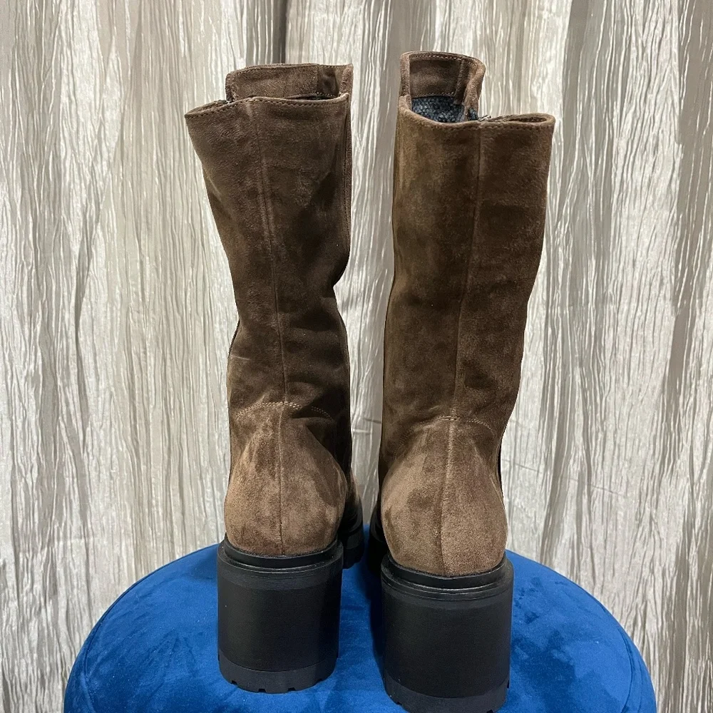 All Black - LaCerniera Boot - Brown Suede - Picture 4 of 5